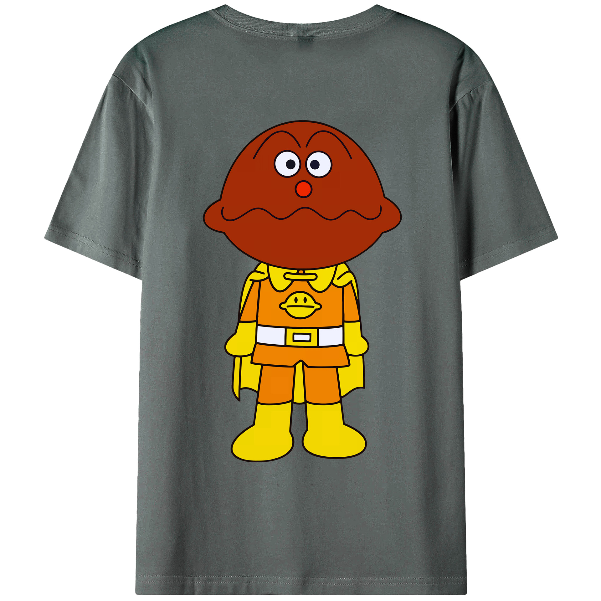 （画像用） アンパンマン Anpanman 綿100％ メンズ半袖Tシャツ（バックプリント） 通気性